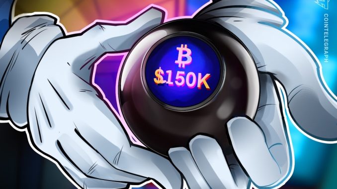 Is Bitcoin price rally to $150K possible by year's end?