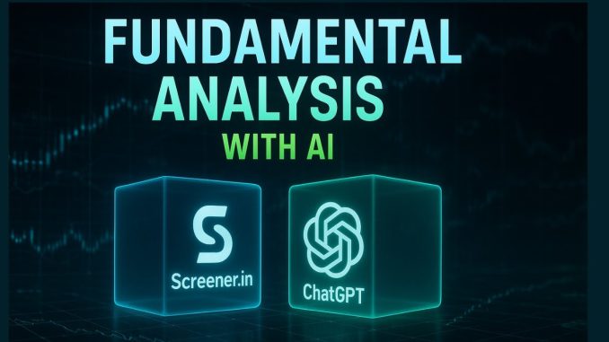 Learn Fundamental Analysis of Any Stock with AI | Stock Market for Beginners India 🇮🇳