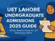 UET Lahore Admissions 2025 | Complete AI-Powered Guide for Bachelors Programs | Apply Now!