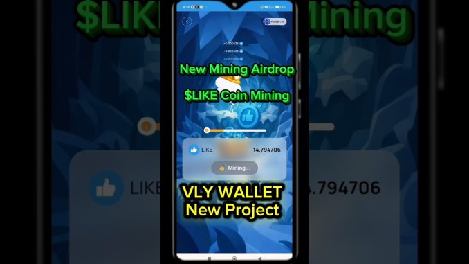 LIKE COIN- New Mining App! New Crypto Airdrop Project! #airdrop