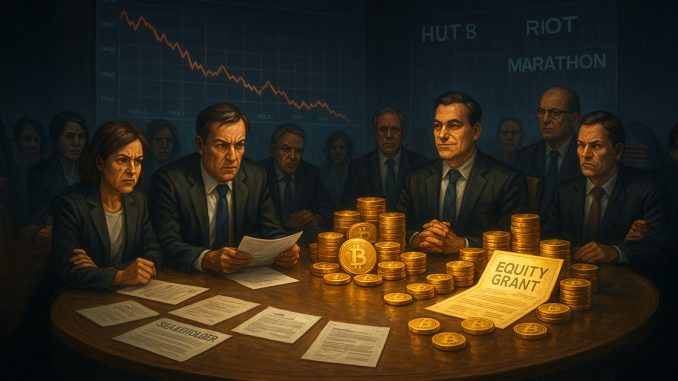 Shareholders push back against high pay for public Bitcoin miner execs after record equity grants