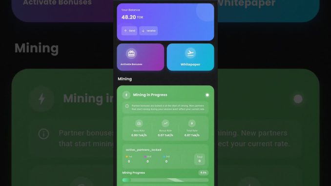 Tok coin ,,, crypto mining app,,, crypto gem 💎💎💎💎 Use my refferal code - REF-EOH8OWPU😃😃😃😃😃