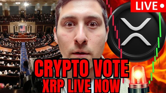 XRP Official CRYPTO VOTE LIVE NEWS!🔴GENIUS, CLARITY Act
