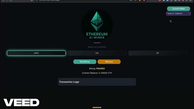 🦾 AI Crypto Miner Script That Changed My Life – FREE ETH Daily!