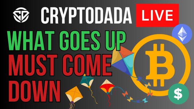 BITCOIN UPDATE - What Goes Up, Must Come Down ! @CryptoDada  #bitcointradingbangla #banglatrading