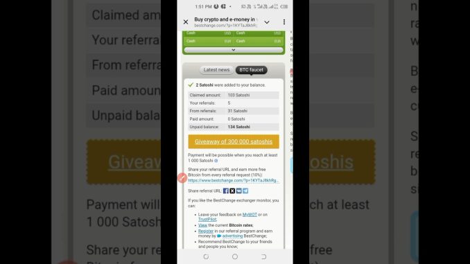 BTC Free Earn #btc #crypto #binance #binancelisted #fausetclaim #shorts