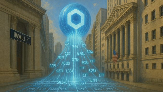 Chainlink launches real-time US equities data streams on 37 blockchains