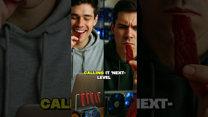 Crypto Miner Turns Bitcoin Heat into Beef Jerky?! 🤯