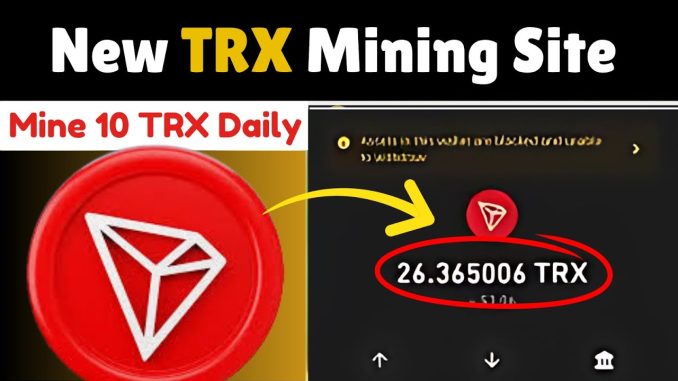 Free TRX Mining Site 2025 | Crypto Cloud Mining | Crypto Mining Platform | Crypto