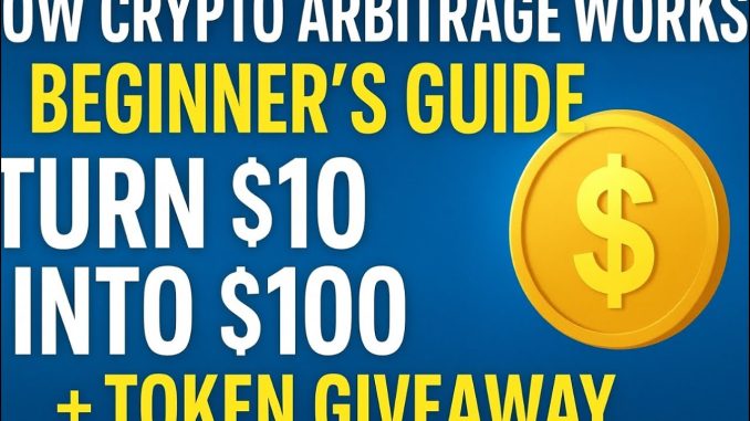 How Crypto Arbitrage Works – Beginner’s Guide to Turning $10 Into $100 + Token Giveaway”