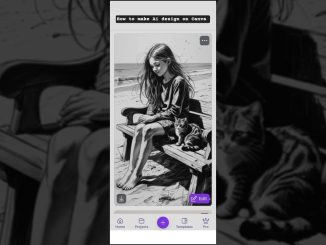 How to make Ai design On Canva #canva #canvaforbeginners #canvatips #creativebug #creativeideas