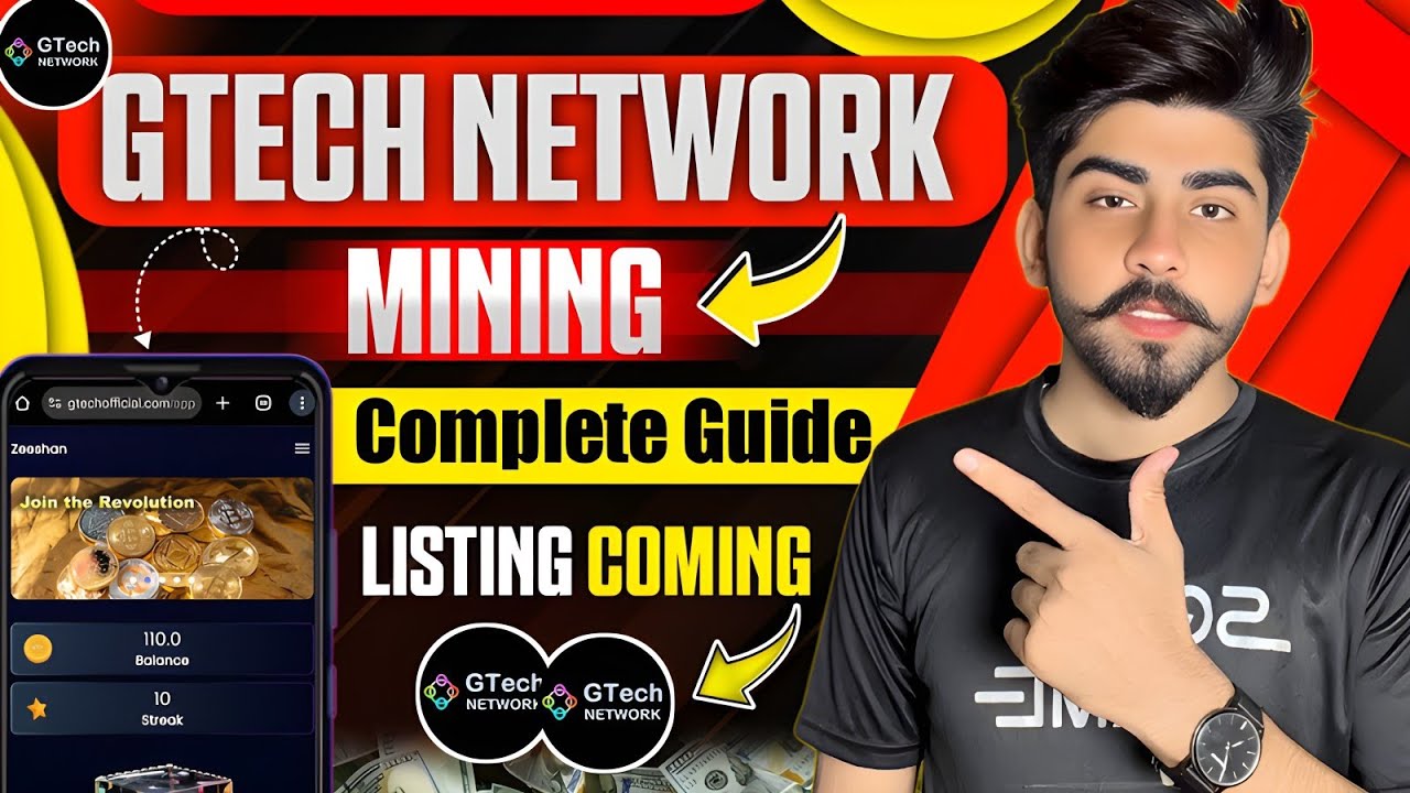GTech Network Tutorial 2025 | Gtech Crypto Airdrop & Mining App ...