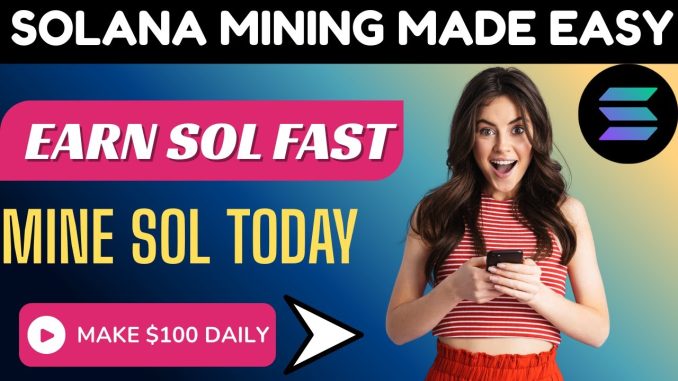 How to Mine Solana (SOL) in 2025 | Easy Solana Mining Guide for Beginners