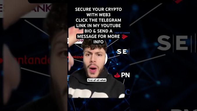 How to secure your crypto assets to web3? #viralshorts #crypto #web3