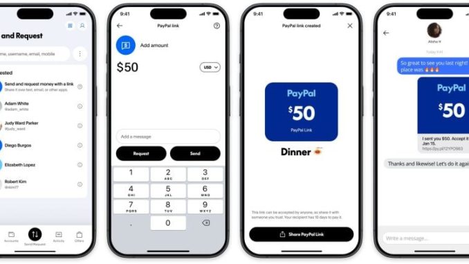 PayPal launches new peer-to-peer payments service