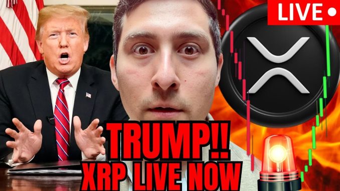XRP TRUMP BIG NEWS Oval Office LIVE!🔴