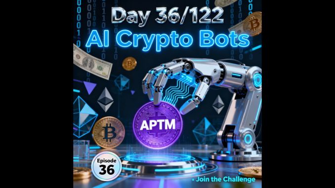 AI Crypto Bots & Blockchain Freedom | Smart Money Challenge Day 36/122 – Active Income with APTM