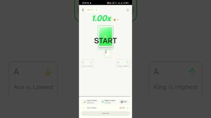 HiLo || Ember Fund Gameplay HiLo || Free Bitcoin Mining Ember Fund Gameplay HiLo | How to Play | 18+