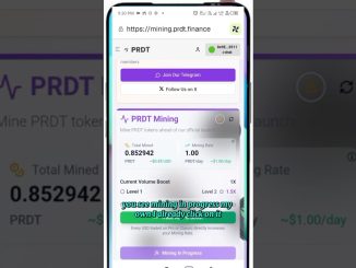 How to Mine PRDT Token (Step-by-Step Guide 2025) | Free Crypto Mining Tutorial