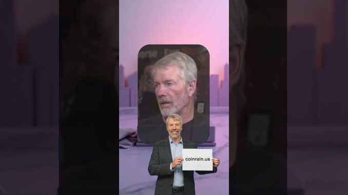 MSTR Chief forecasts Cryptocurrency ahead of ETF news #cryptomining #binary