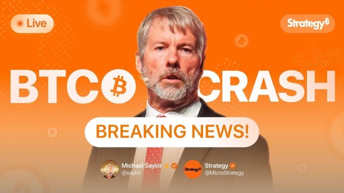 Michael Saylor: BITCOIN CRASH EXPLAINED! MASSIVE BTC DUMP & What's Next for Crypto?
