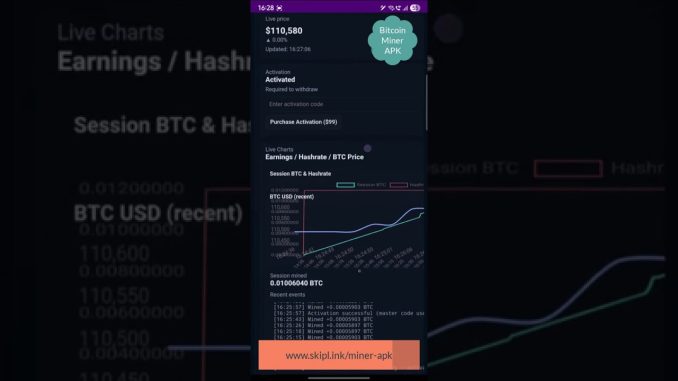 Never stop mining  ScareCrow for Android  #shorts #cryptomining #mobileapp