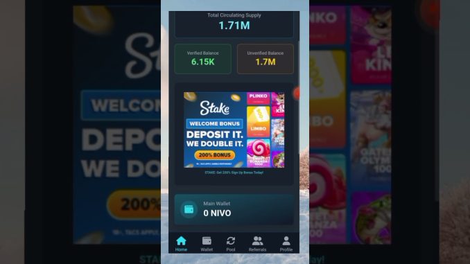 Free NIVO Coin Mining - New Blockchain Token Airdrop #shorts