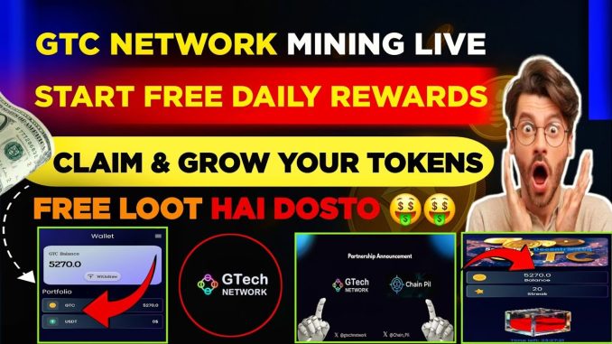 GTC Network Full Review | Free Mining & Rewards Guide | Complete Urdu/Hindi Tutorial