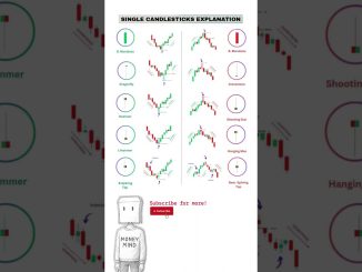 Single candlestick patterns explanation for beginners #trading #learn #rich #finance #charts #crypto