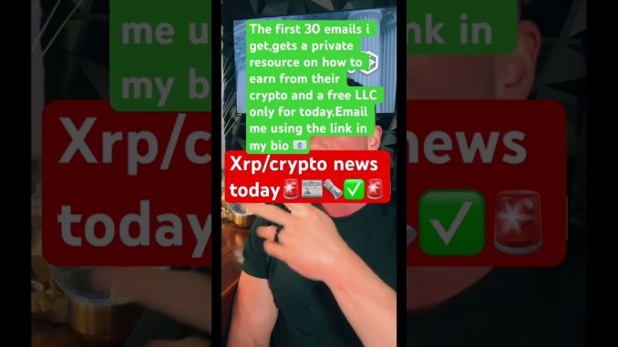 Xrp/crypto news today #xrp #xrpnews #xrpnewstoday