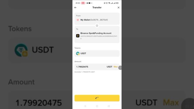 Send Crypto from Binance Wallet to Binance Exchange | Beginner Friendly Tutorial