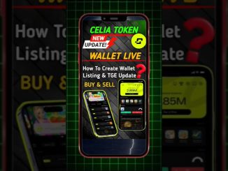 Celia Mining App Update | Wallet Kaise Banaye? | Celia Token #shorts #ytshorts #airdrop2026