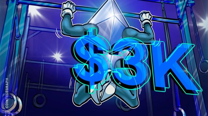 Ethereum Price Remains Bullish Above $3,000: Here’s Why