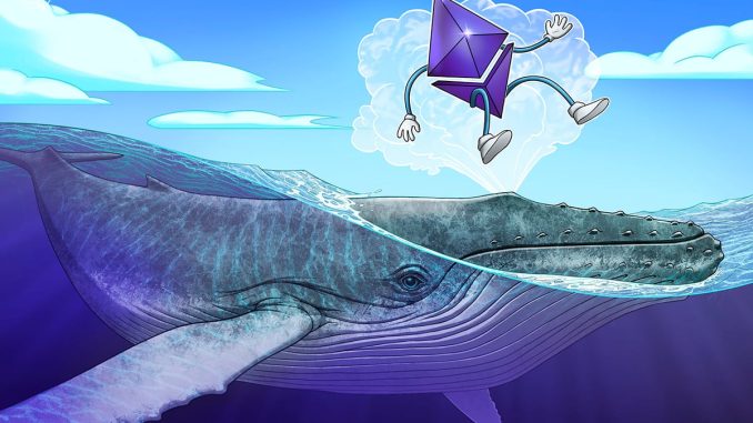 Ethereum OG Whale Rebuilds $19.5M ETH Stack Amid ETF Bleed